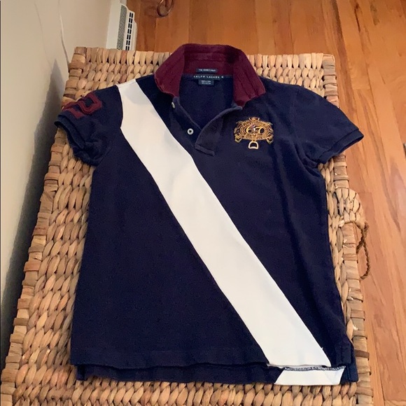 Ralph Lauren Tops - Ralph Lauren Equestrian Crested Racing Polo